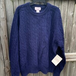 Heather & Tweed XL Shetland wool vintage sweater!